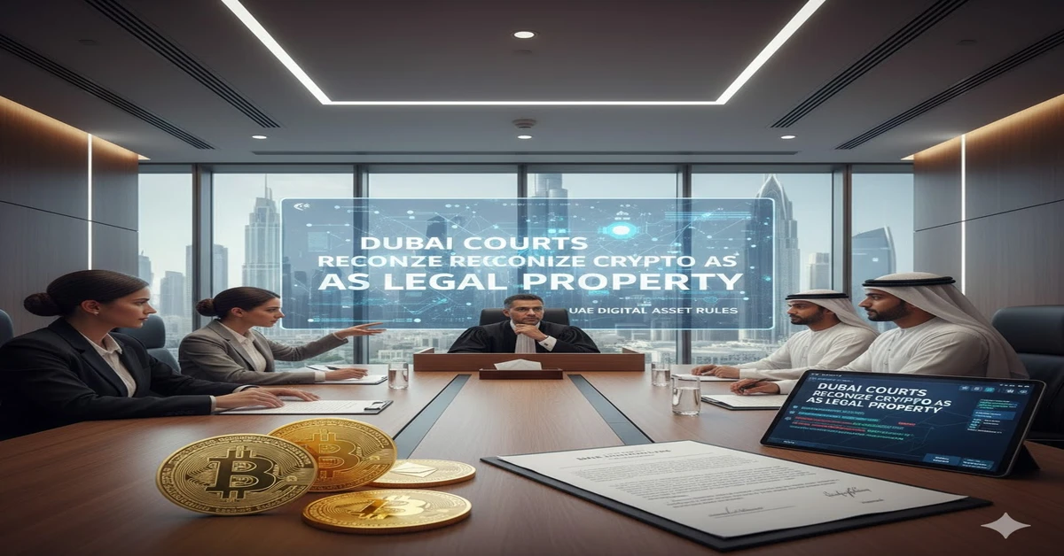 How Dubai Courts are recognising Crypto as legal Property under UAE Digital Asset rules?
